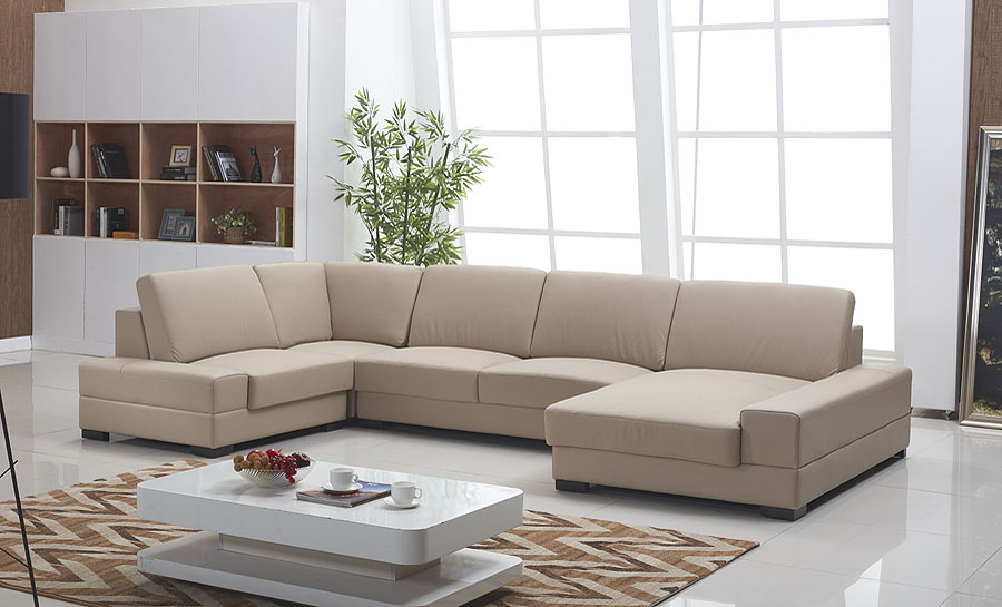 Coogee Leather Sofa Lounge Set - Customisable Leather Sofa at Desired ...