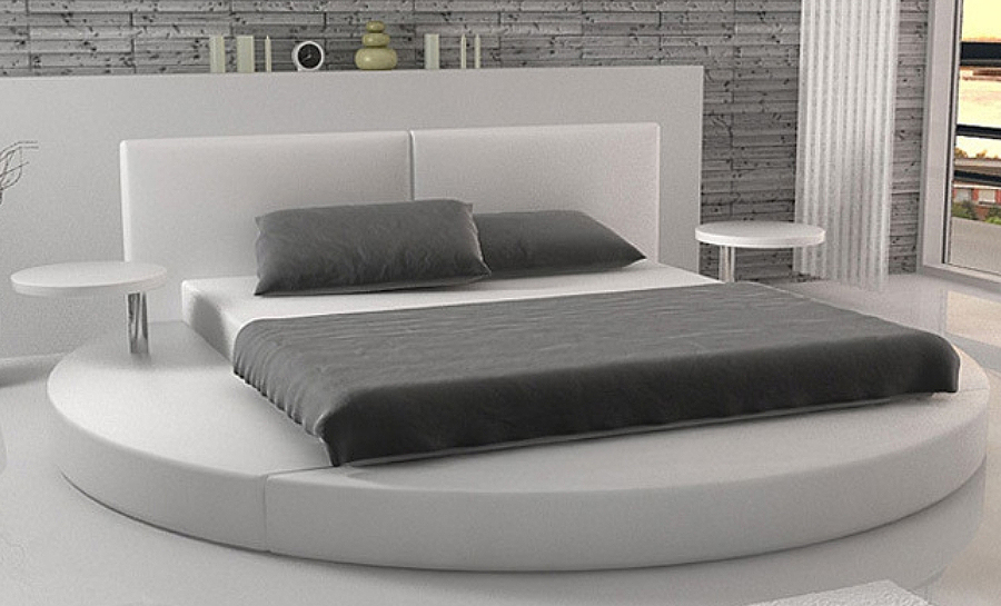 Leather Bed - Model 38 - Customisable Leather Sofa at Desired Living