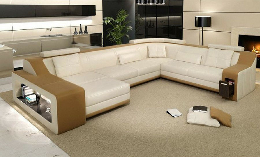 Victus Leather Sofa Lounge Set - Customisable Leather Sofa at Desired ...