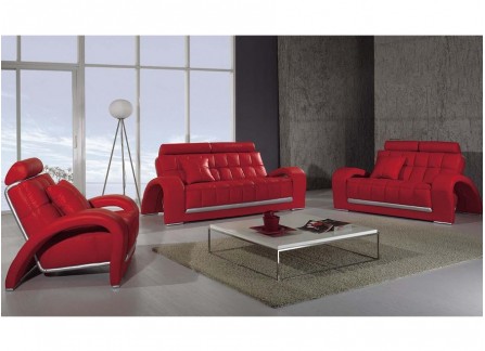 Leather 3-, 2-, 1-Seater - Customisable Leather Sofa at Desired Living