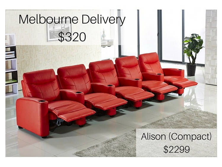 Theatre Recliner Melbourne Customisable Leather Sofa At